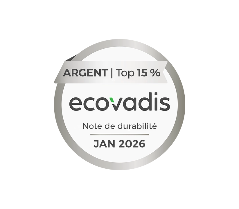 Chez Marken, nous sommes fiers d'avoir reçu la prestigieuse médaille d'argent EcoVadis, qui nous a été décernée en récompense de notre engagement envers le développement durable.